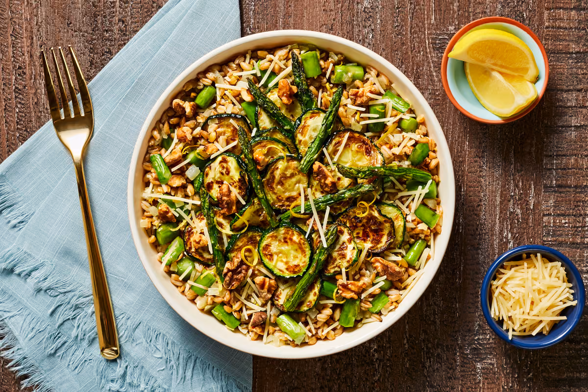 Gorgeous Greens Farro Bowl