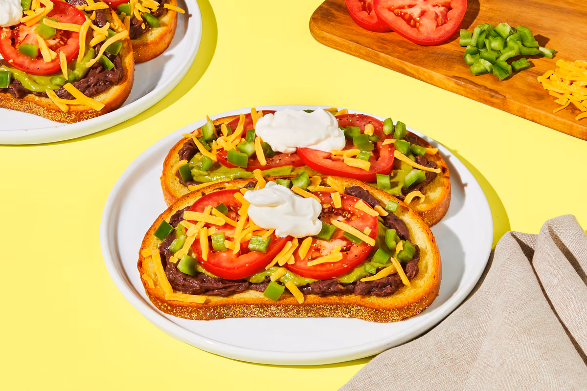 7-Layer Dip Avocado Toasts