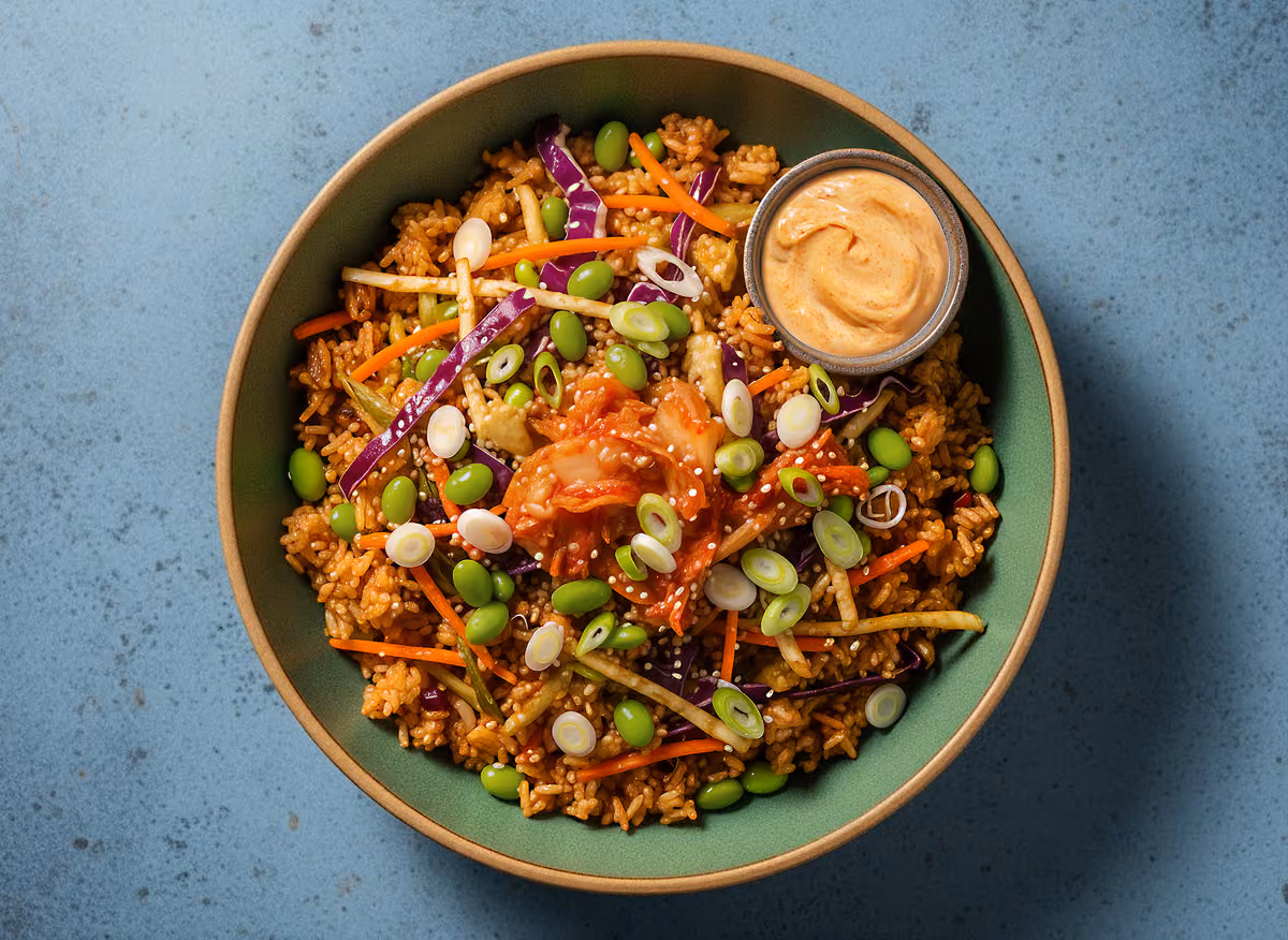 Sesame Soy Kimchi Fried Rice
