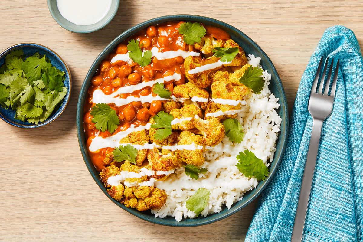 Cauliflower & Chickpea Tikka Masala