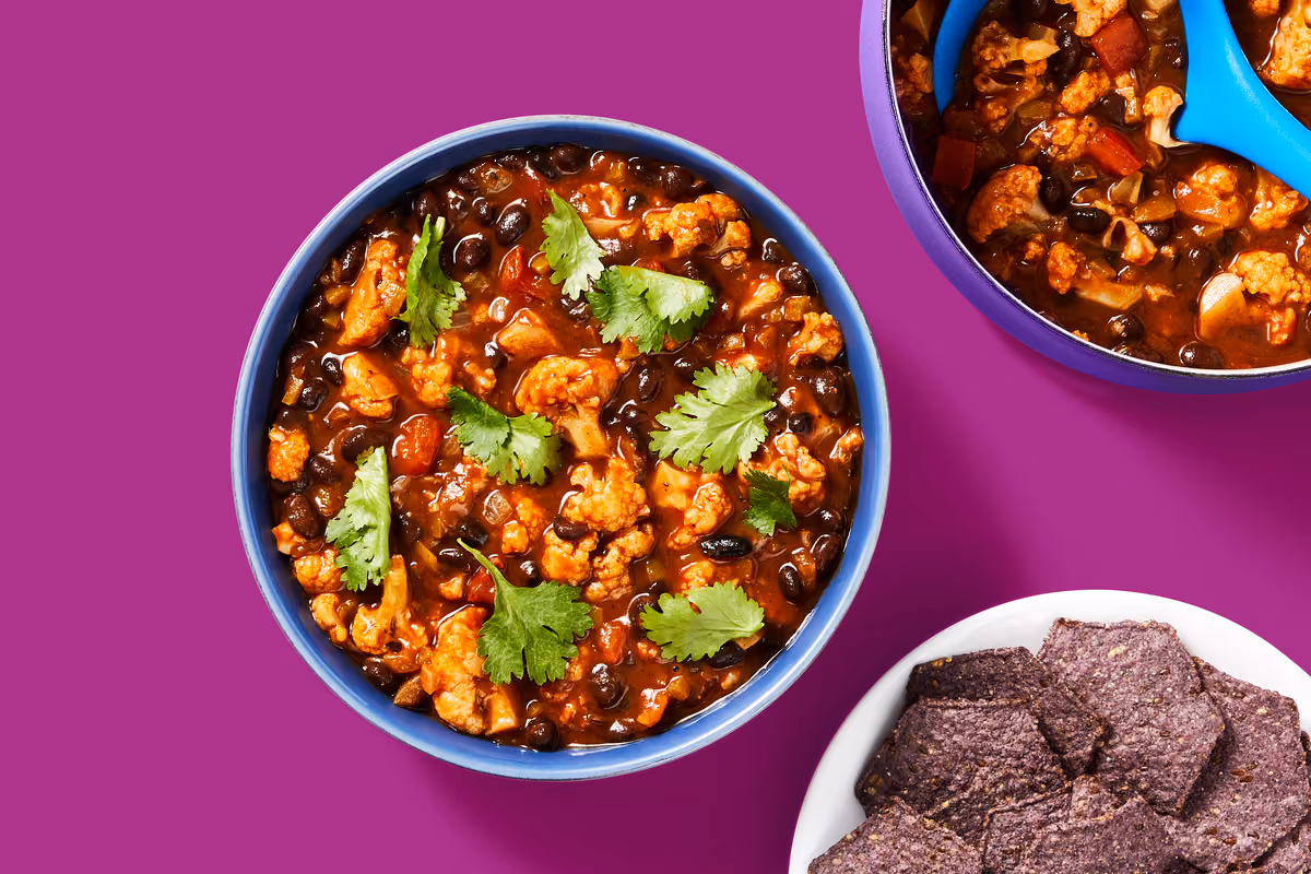 One-Pot Vegan Cauliflower & Bean Soup