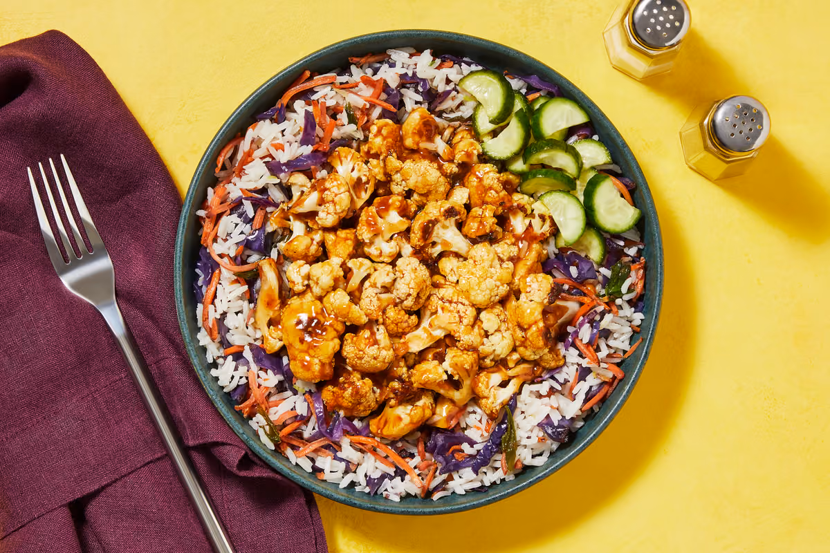 Sweet Heat Vegan Cauli Bowls