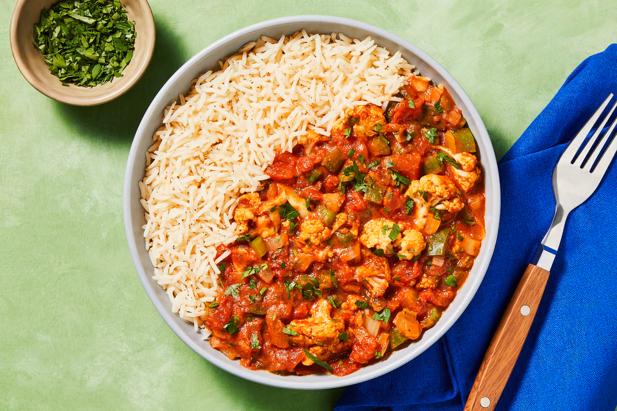 Vegan Cajun Cauliflower Stew