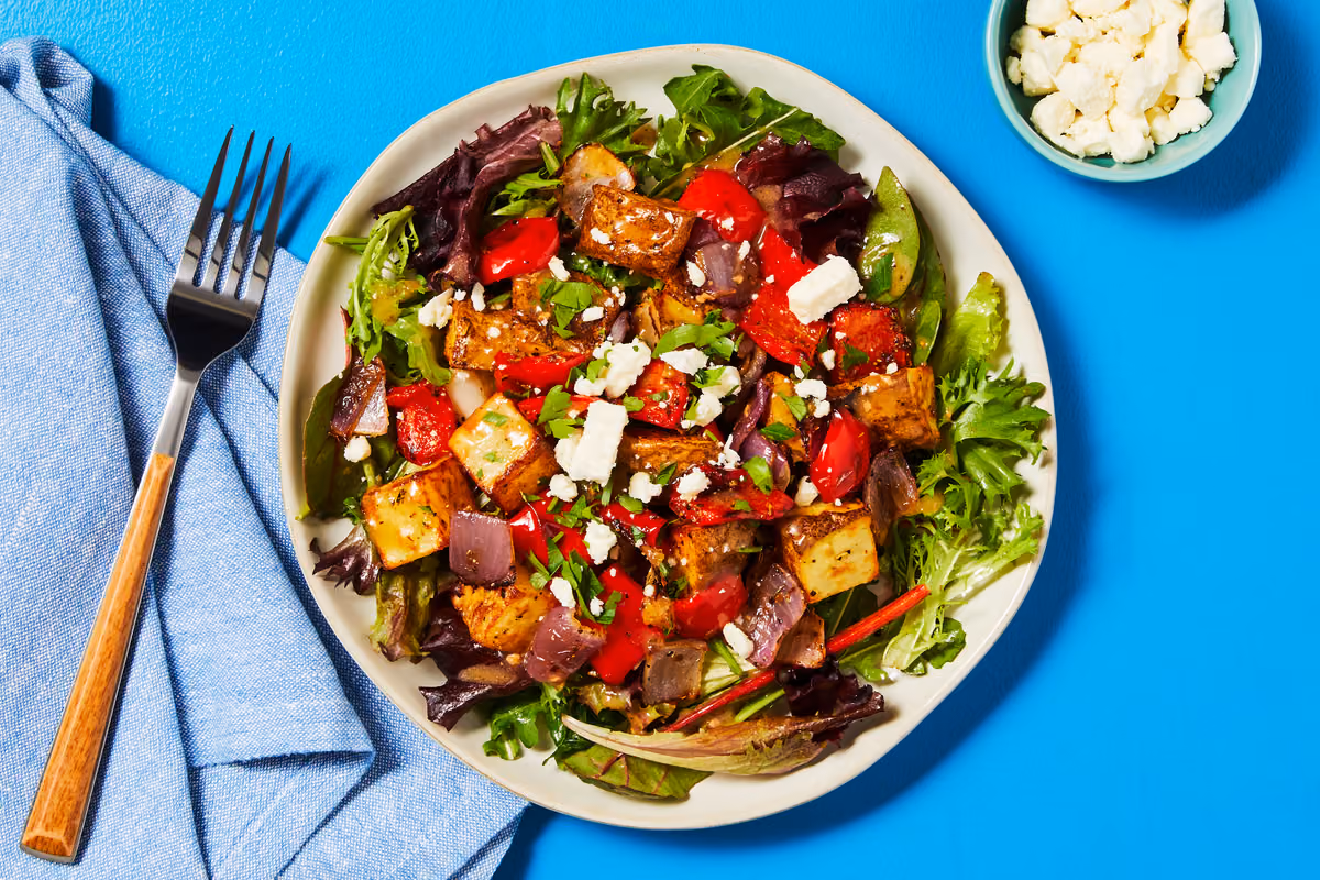 Mediterranean Roasted Vegetable Salad
