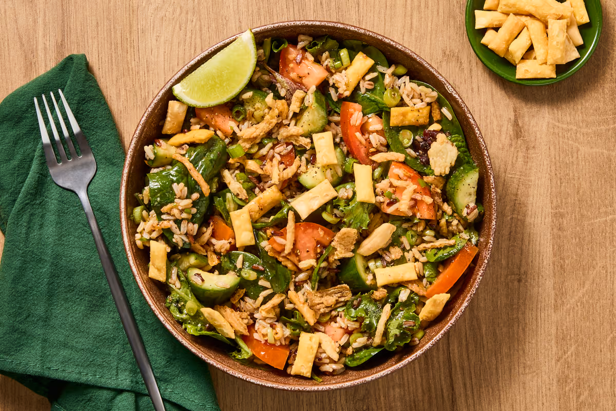 Spicy Thai-Style Vegan Grain Salad