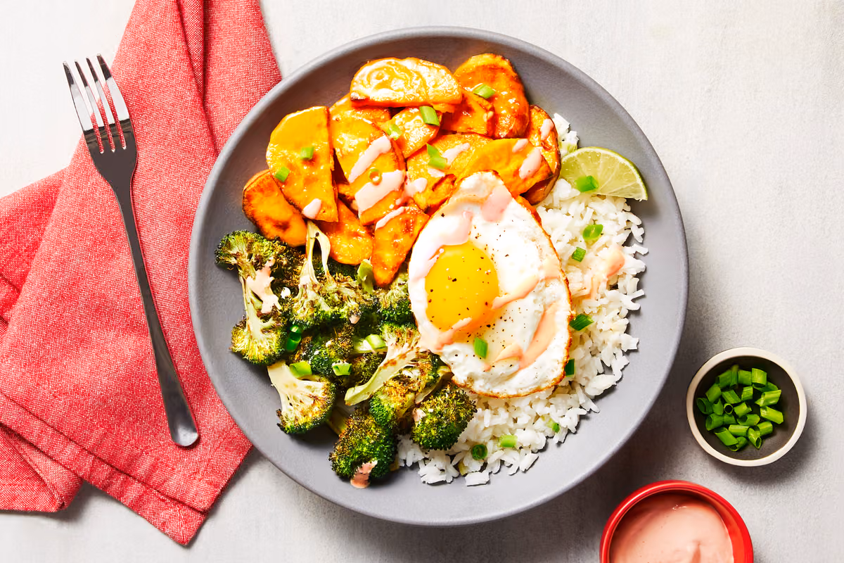 Honey Miso Broccoli Donburi