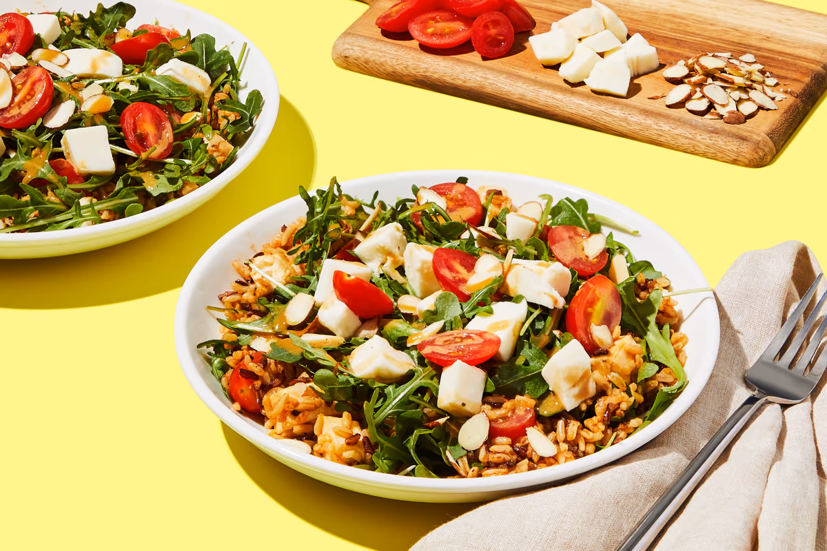 Fresh Mozz & Tomato Caprese Grain Bowls
