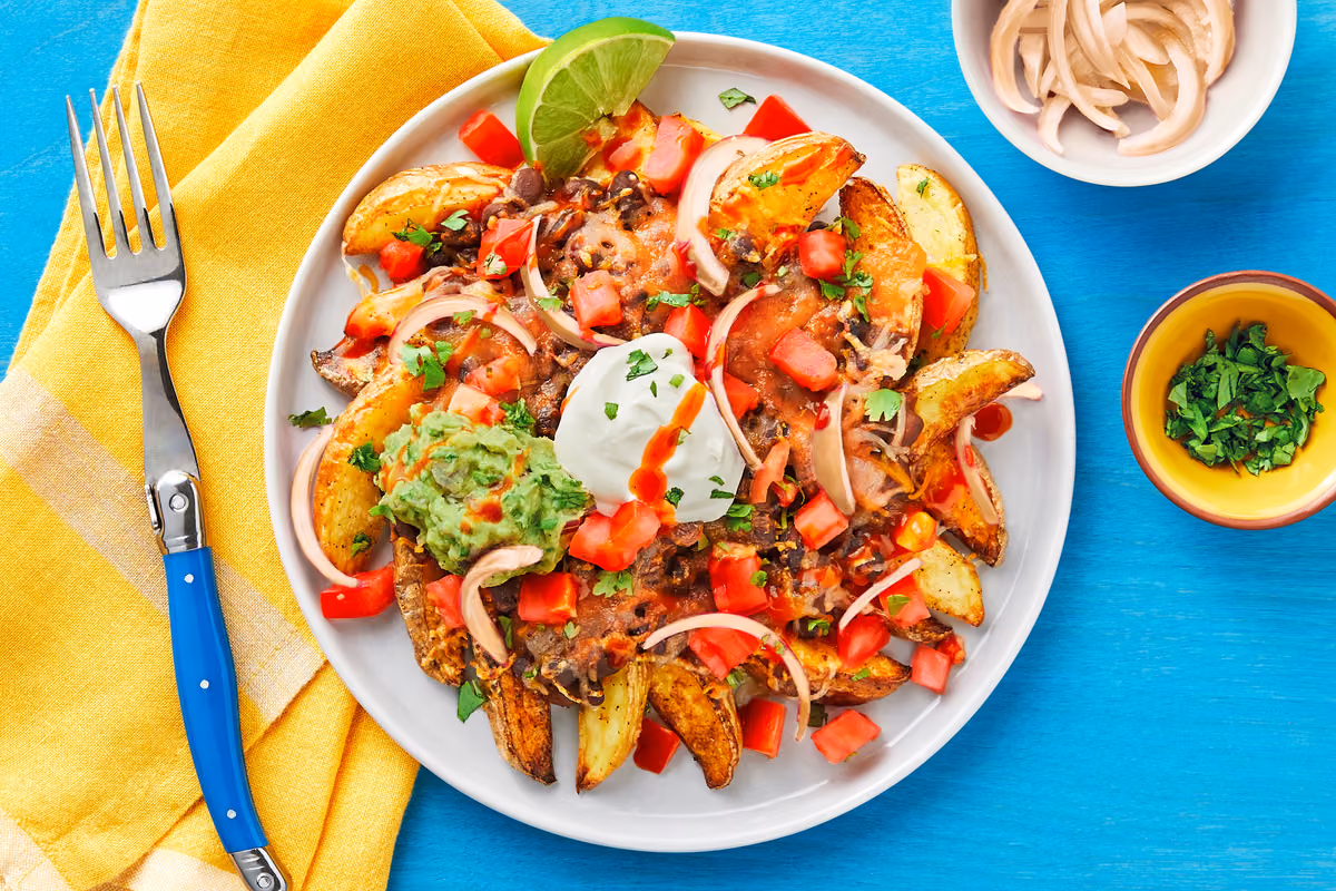 Nacho-Rific Loaded Potato Wedges