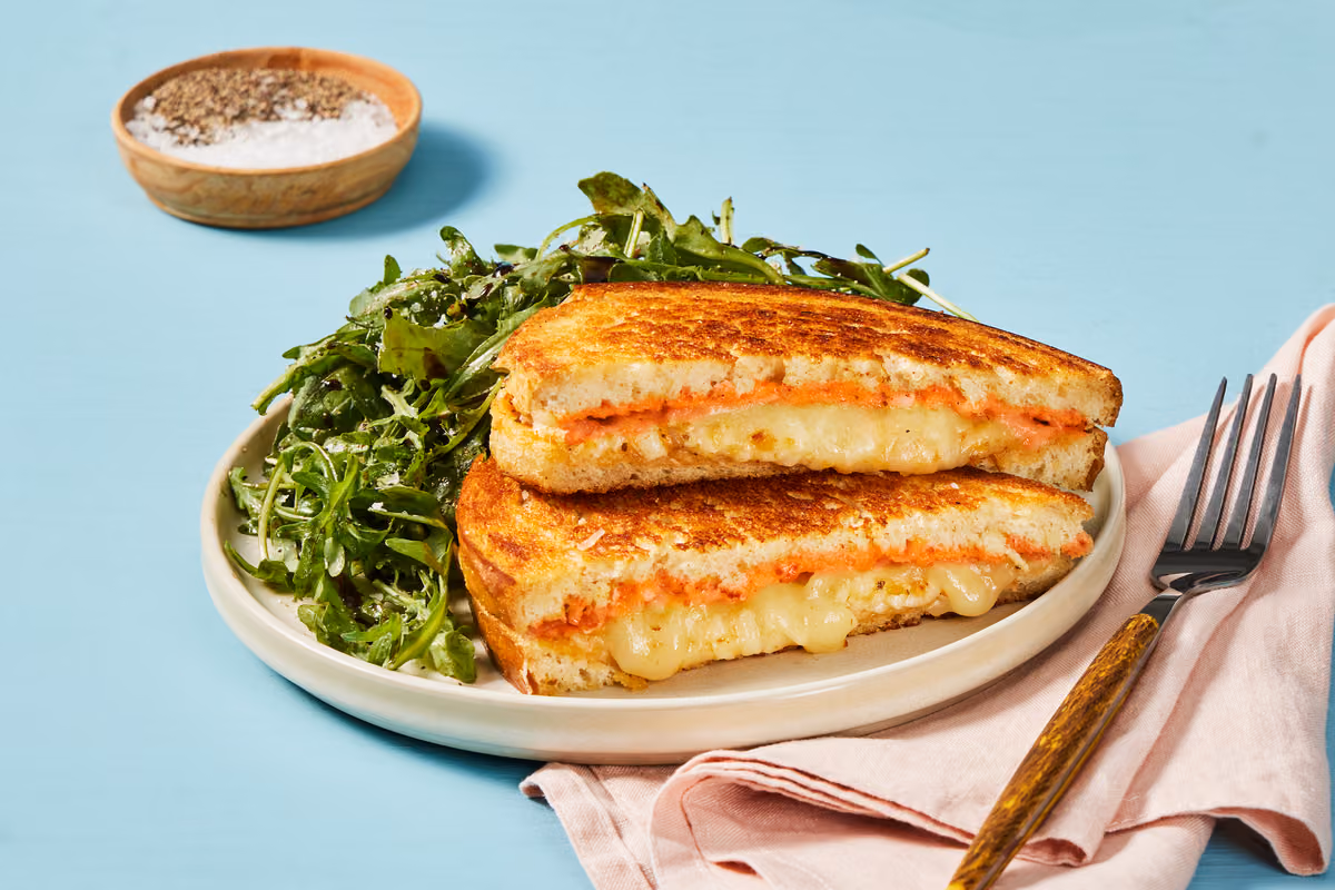 Sun-Dried Tomato Grilled Cheese Sandos