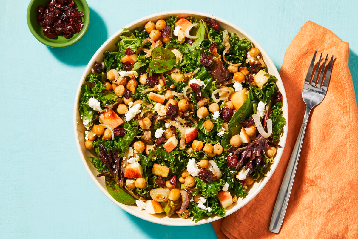 Kale, Apple & Feta Harvest Salad