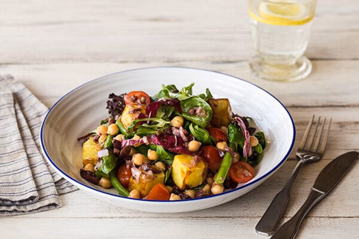 Sweet Potato Nicoise Salad