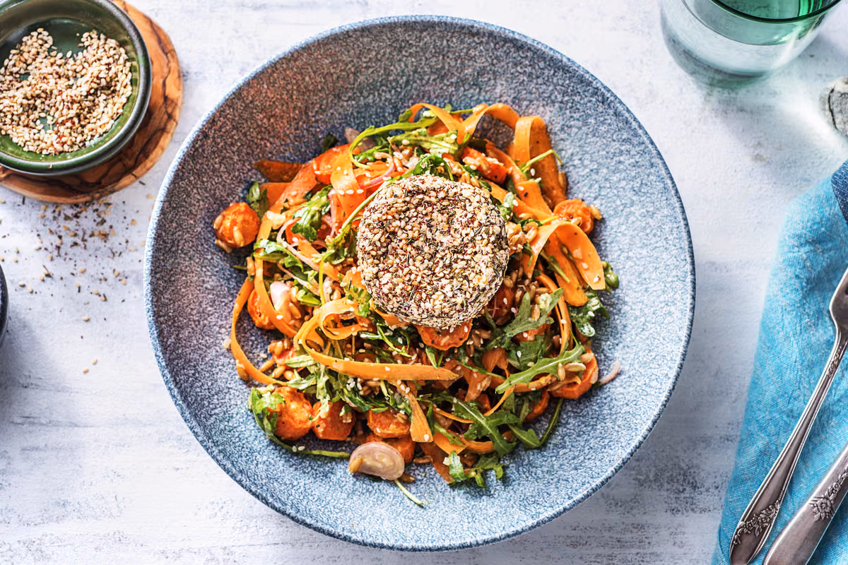 Za'atar-Crusted Goat Cheese