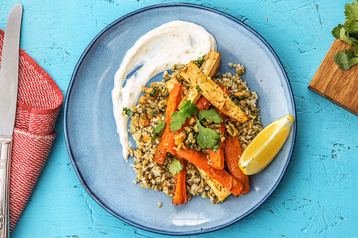 Za'atar-Roasted Root Veggies