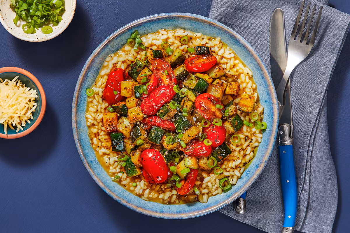 Balsamic Tomato Parmesan Risotto