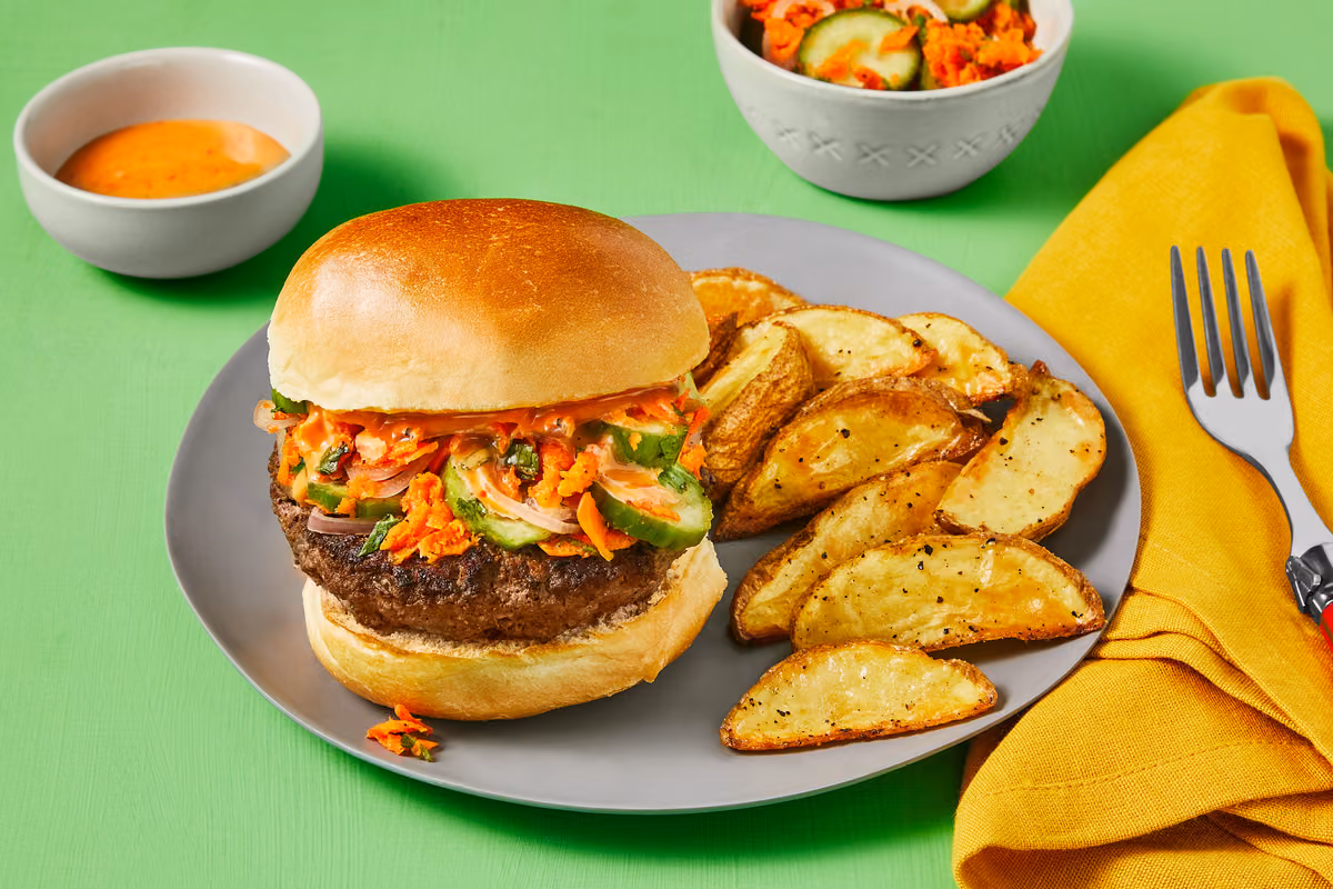 Banh Mi-Style Burgers