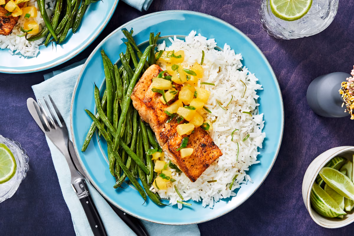 Barramundi with Pineapple Salsa