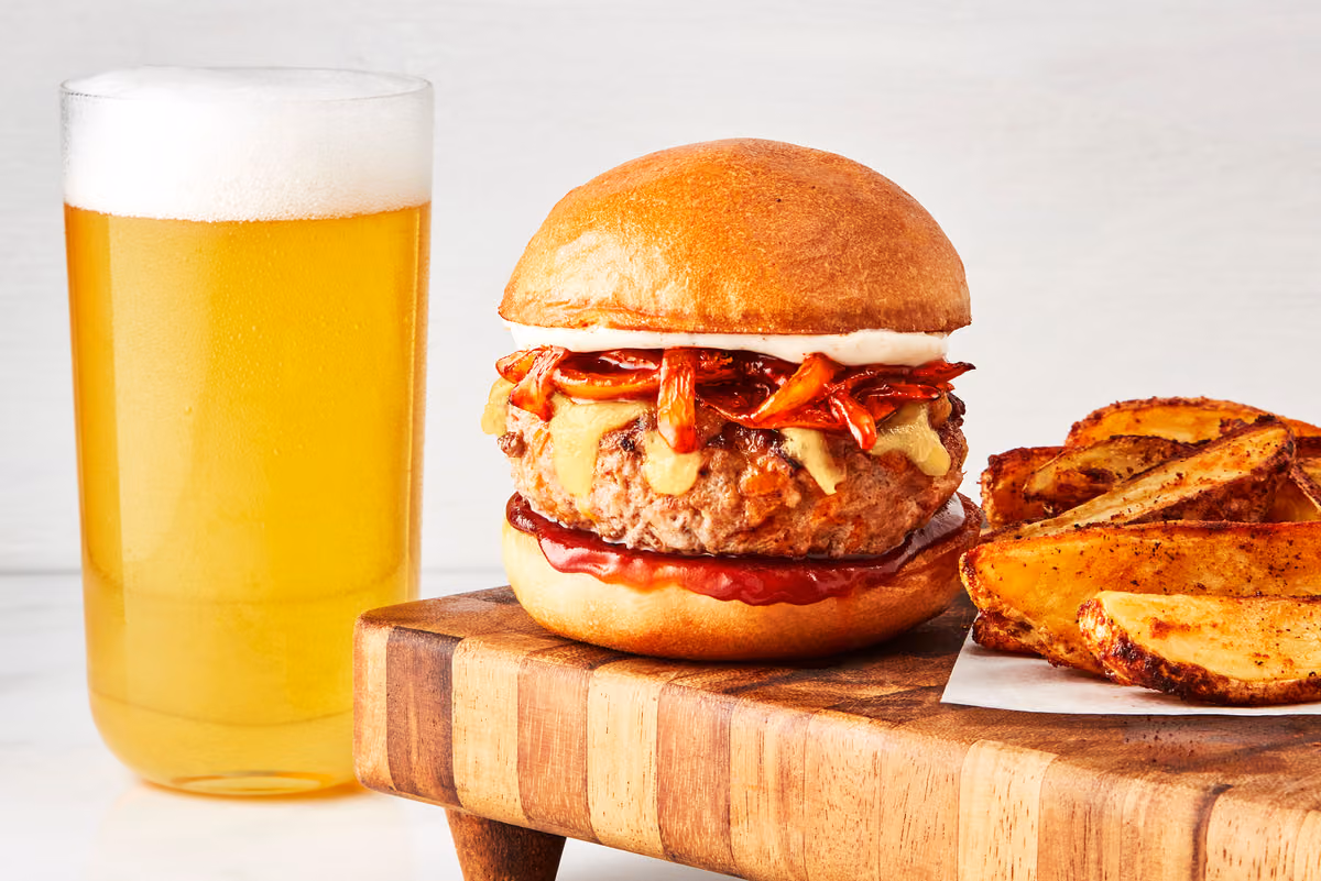BBQ Pork Burgers